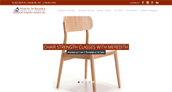 Desktop Screenshot of healthinbalancept.com
